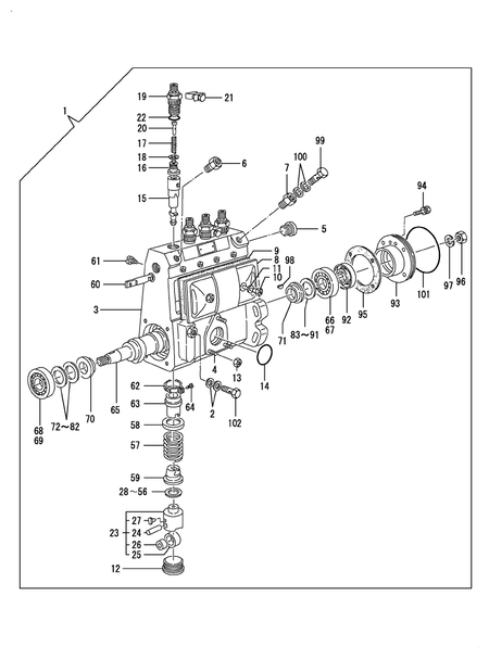 FUEL INJECTION PUMP (4TNE94-DBC)