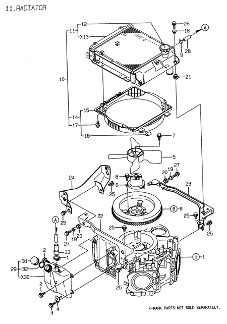 RADIATOR (2V78-TA)