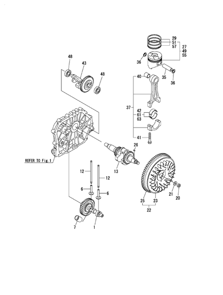 CRANKSHAFT,PISTON&CAMSHAFT (L100N6-PEYT) CRANKSHAFT,PISTON&CAMSHAFT (L100N6-PEYT)
