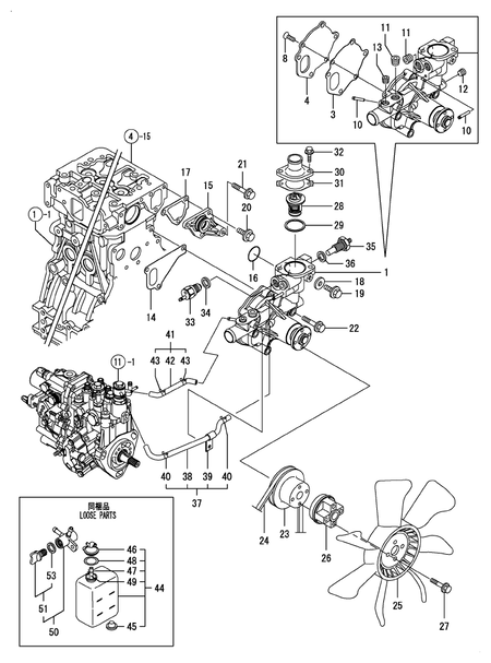 COOLING WATER SYSTEM (4TNV88-BPTB1T)