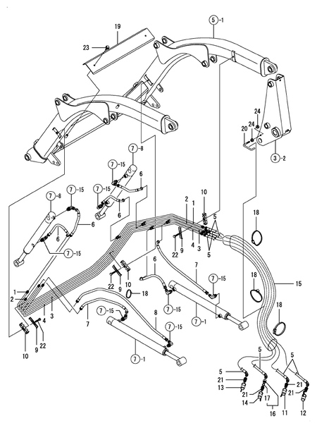 HYDRAULIC PIPING (CL200(CCY))