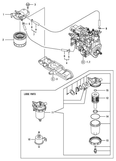 FUEL LINE (3TNV88-NNS)