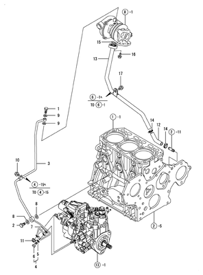 LUB.OIL LINE (3TNV84T-BKSA2)