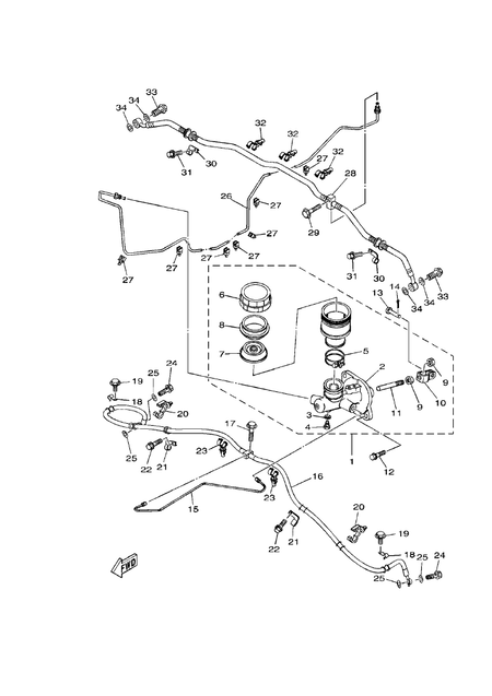 MASTER CYLINDER (YU700G(2019US))