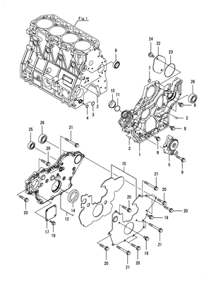 GEAR HOUSING (4TNV98CT-NVT)