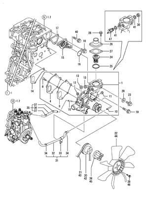 COOLING WATER SYSTEM (4TNV88-DSA2)
