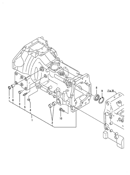 CLUTCH HOUSING (EX450(YANMAR))