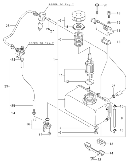 FUEL TANK & FUEL PIPE (L48AE-DGYC) FUEL TANK & FUEL PIPE (L48AE-DGYC)