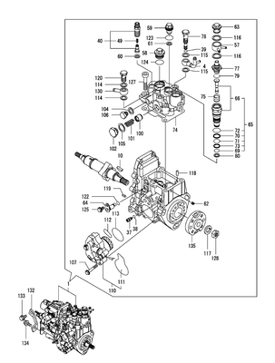 FUEL INJECTION PUMP (4TNV84T-BGGE) FUEL INJECTION PUMP (4TNV84T-BGGE)