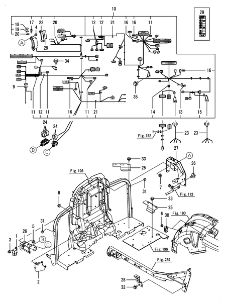 WIRE HARNESS(FLOOR) (YT359Y)