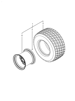 TIRE REAR R3 (SC2450(YANMAR))