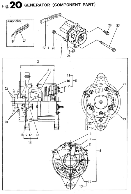 GENERATER(COMPONENT PART) (4TN82E-AS) GENERATER(COMPONENT PART) (4TN82E-AS)