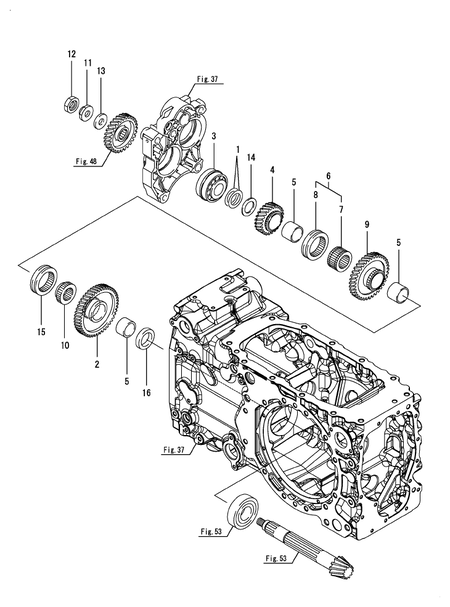 COUNTER SHAFT (LX4100(YANMAR))