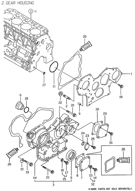 GEAR HOUSING (4TNE88-EPZ) GEAR HOUSING (4TNE88-EPZ)