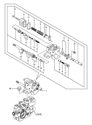 CONTROL VALVE (SC2450(YANMAR))