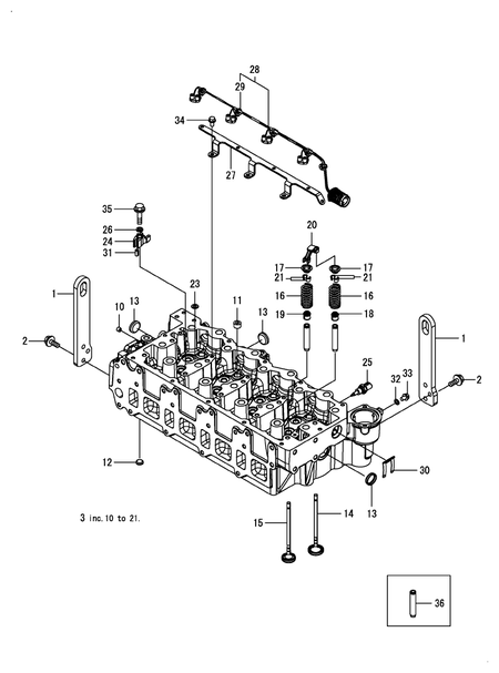 CYLINDER HEAD (4TN107FHT-5SMUF) CYLINDER HEAD (4TN107FHT-5SMUF)