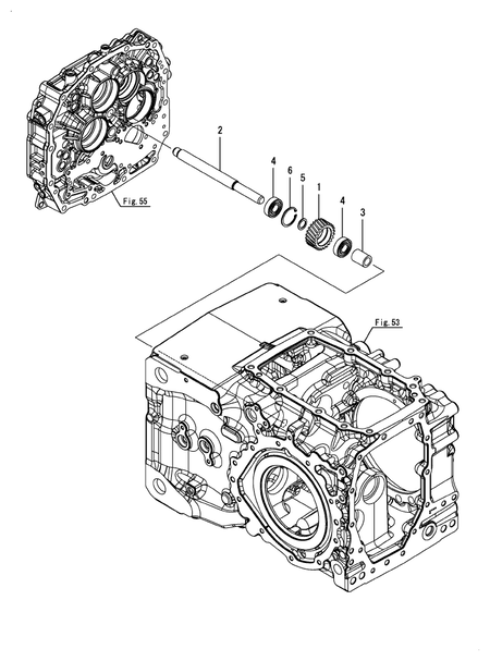 REVERSER SHAFT(IDLE) (YT357AJ,Y(100001-)