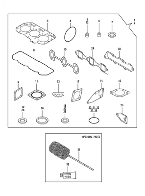 GASKET SET (3TNV82A-DSA)