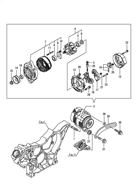 GENERATOR (3TNV88C-DHM)