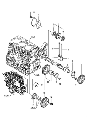 CAMSHAFT & DRIVING GEAR (3TNV74F-NDYA) CAMSHAFT & DRIVING GEAR (3TNV74F-NDYA)