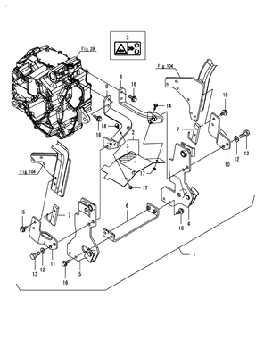 FRAME(BACKHOE) (SA424)