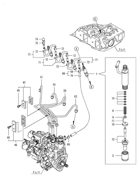 FUEL INJECTION VALVE (4TNV88-BLRG1)