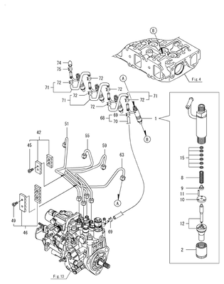 FUEL INJECTION VALVE (4TNV88-BLRG1)