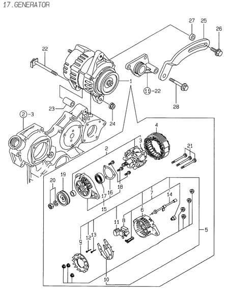 GENERATOR (4TNE88-ELAN)