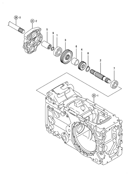 REDUCTION SHAFT (T80)