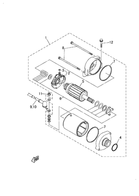 STARTING MOTOR (YU700G(2018US)) STARTING MOTOR (YU700G(2018US))