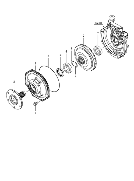 FRONT SPINDLE (YT357AJ,Y(300001-) FRONT SPINDLE (YT357AJ,Y(300001-)