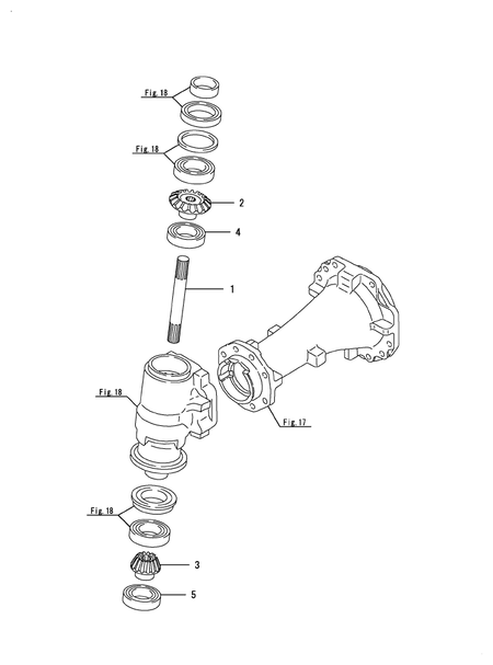 FRONT SHAFT(2 (EX450(YANMAR))