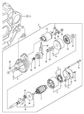 STARTING MOTOR (2TNV70-HGE) STARTING MOTOR (2TNV70-HGE)