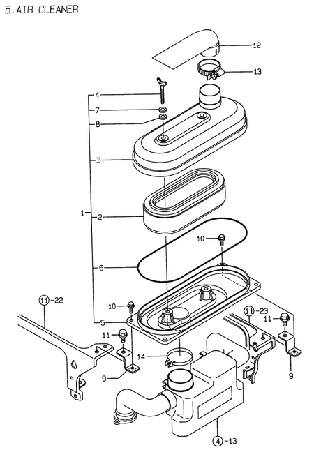 AIR CLEANER (2V78-TA)