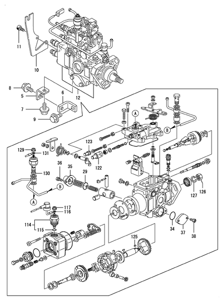 FUEL INJECTION PUMP (4TNE98-URTLD)