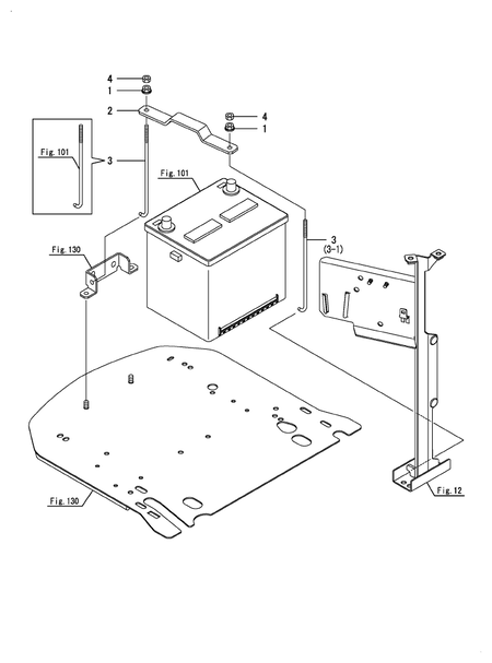 BATTERY CLAMP (YT235Y)
