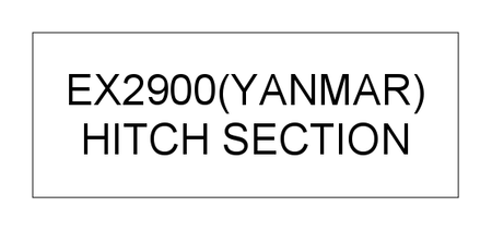 HITCH SECTION (EX2900(YANMAR))