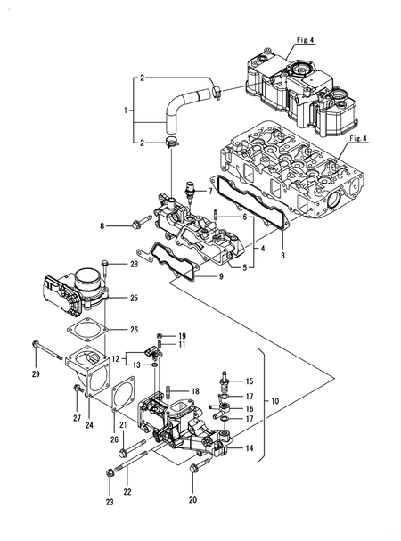 SUCTION MANIFOLD (3TNV88C-DTR2) SUCTION MANIFOLD (3TNV88C-DTR2)