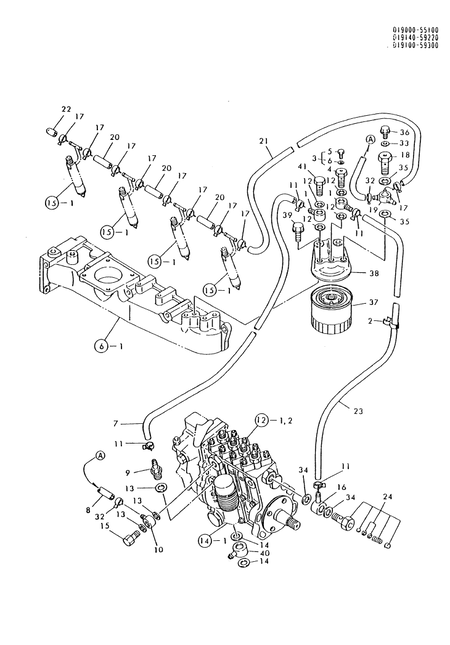 FUEL OIL PIPES (4TN100TL-NC) FUEL OIL PIPES (4TN100TL-NC)