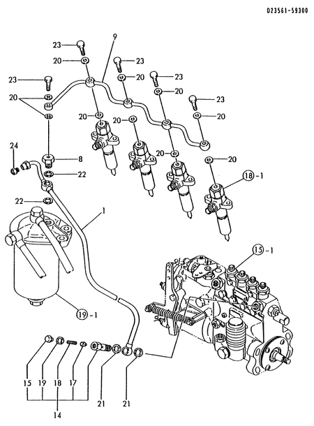 FUEL OIL RETURN PIPES (4T112TL-GN)