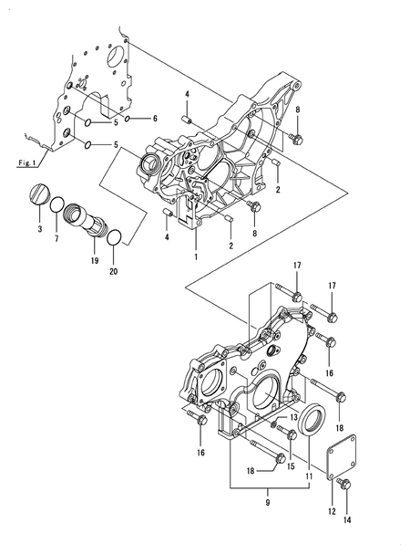 GEAR HOUSING (3TNV88C-DTR)