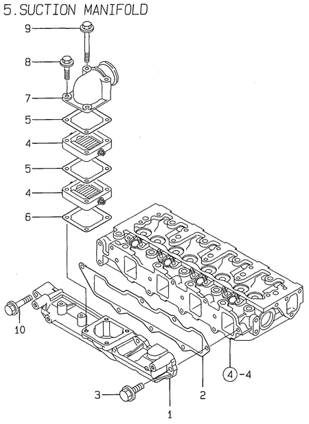 SUCTION MANIFOLD (4TNE84-MS)