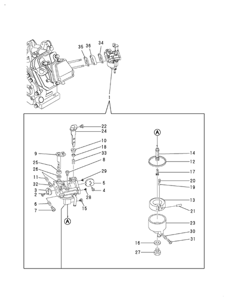 CARBURETOR (GA340SEHPSK)