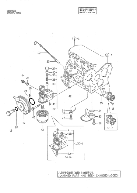 LUB. OIL SYSTEM (4TN84TL-RMCD)