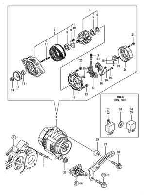 GENERATOR (4TNV84T-ZDSAD) GENERATOR (4TNV84T-ZDSAD)