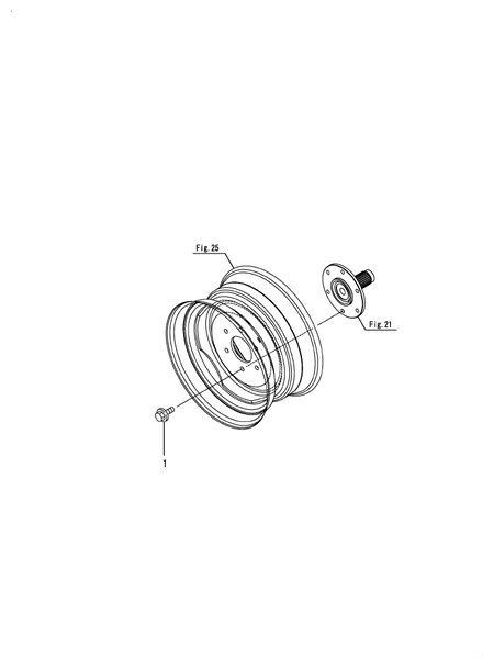 HUB BOLT (LX4100(YANMAR))