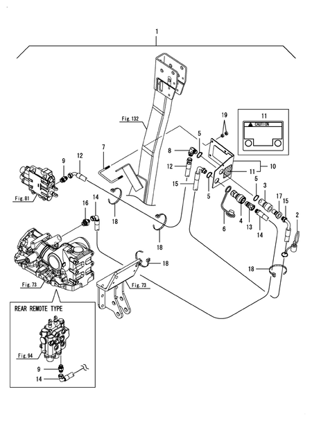 REAR COUPLER KIT (LX4100(YANMAR))