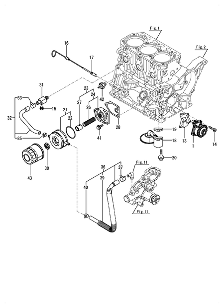 LUB. OIL SYSTEM (3TNV88C-DGZ)