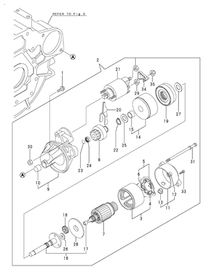 STARTER MOTOR (3TNV70-ASA3) STARTER MOTOR (3TNV70-ASA3)