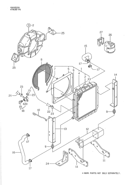 RADIATOR (4TNE88-PG)